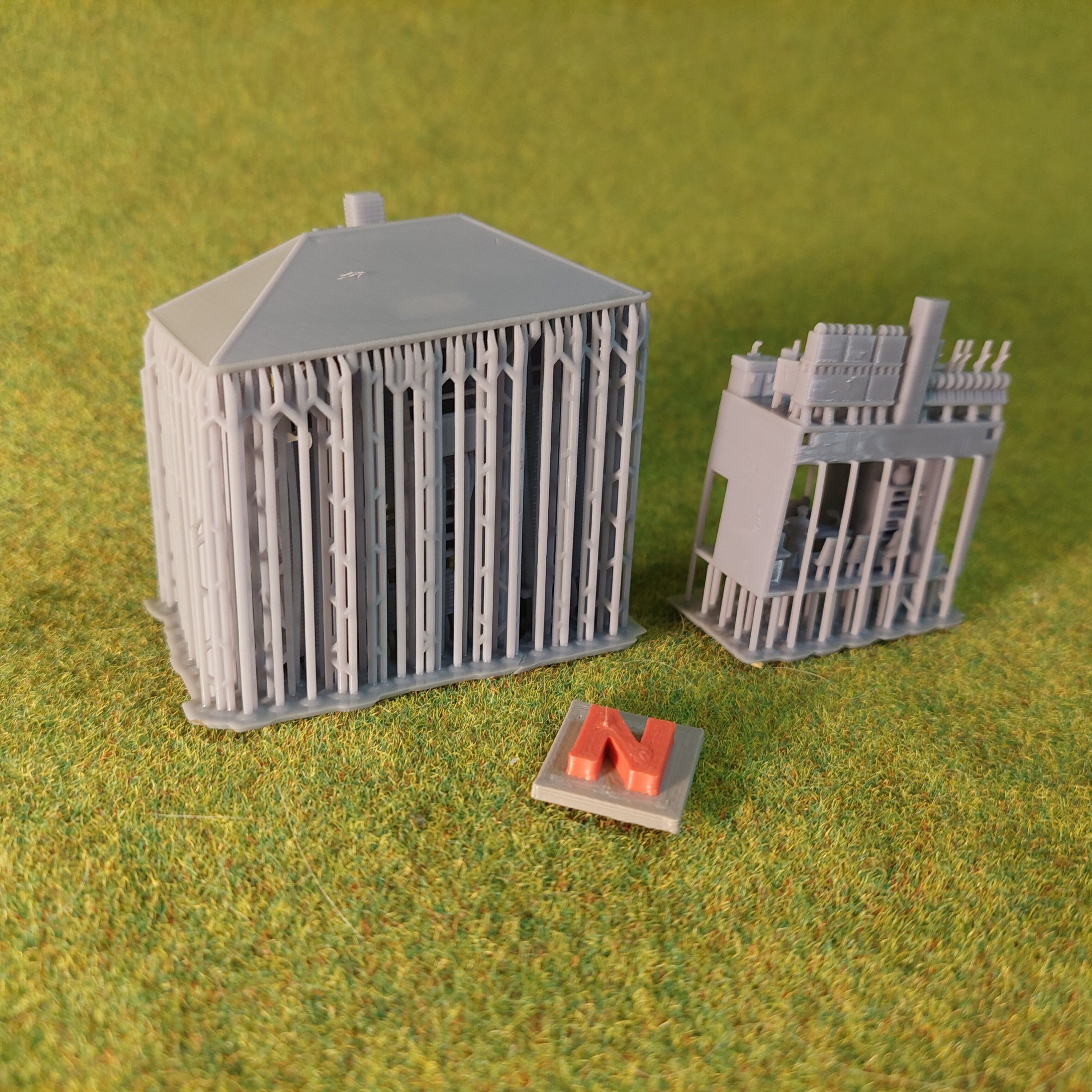 N scale Geraman signal box Usingen Ts - resin 3D print model_14