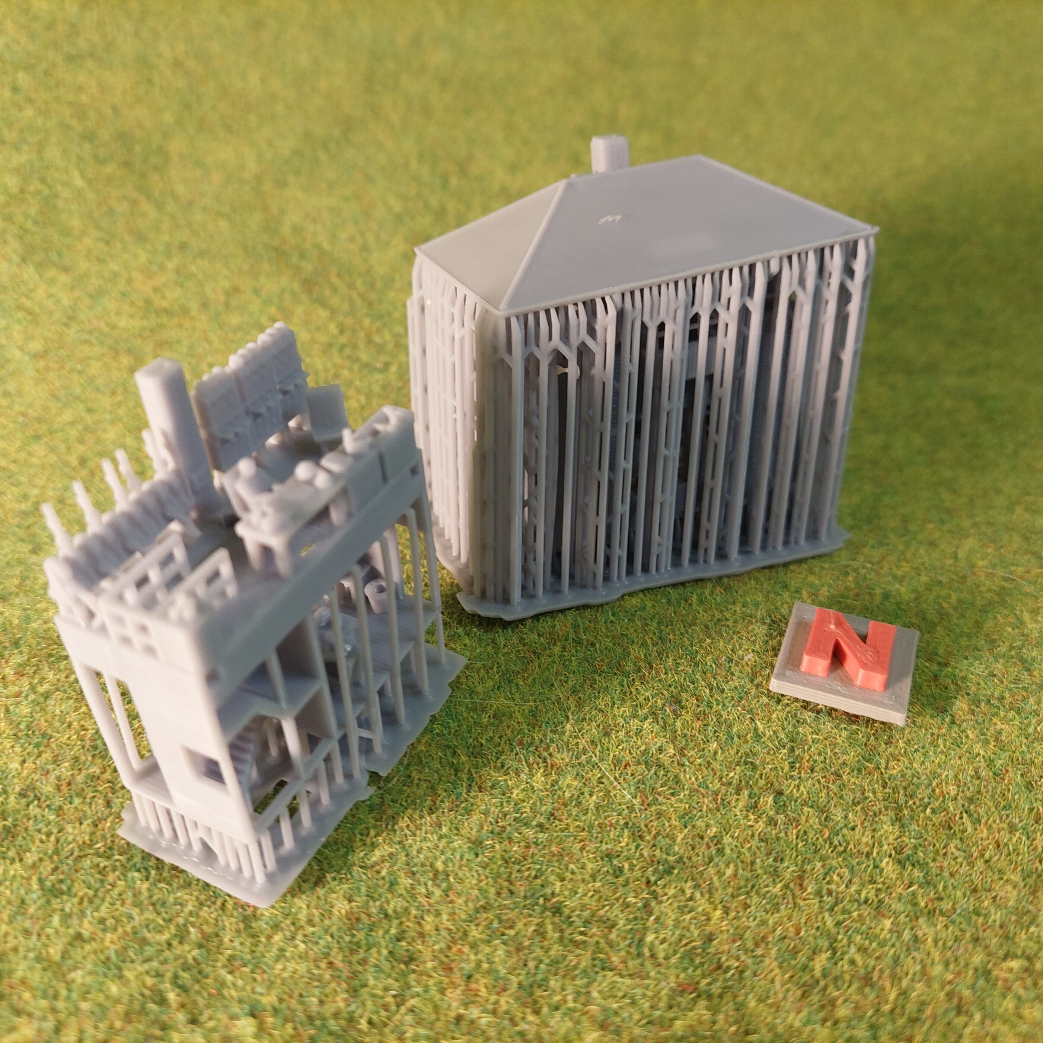 N scale Geraman signal box Usingen Ts - resin 3D print model_13