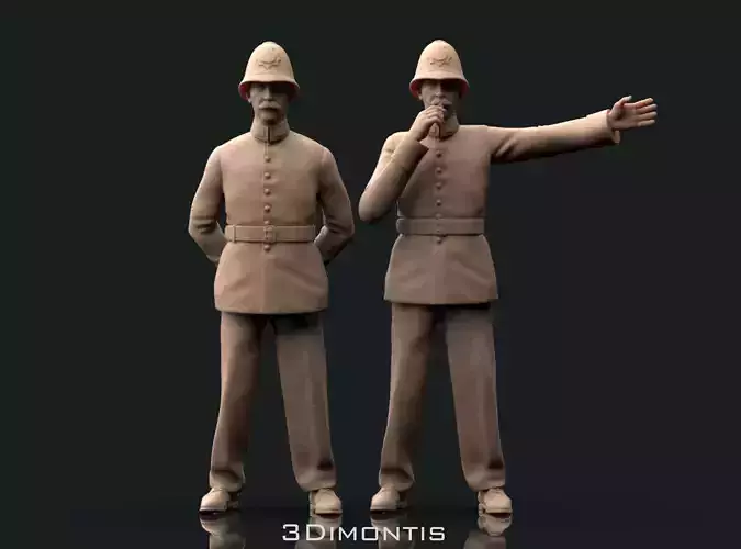 British Officer Police