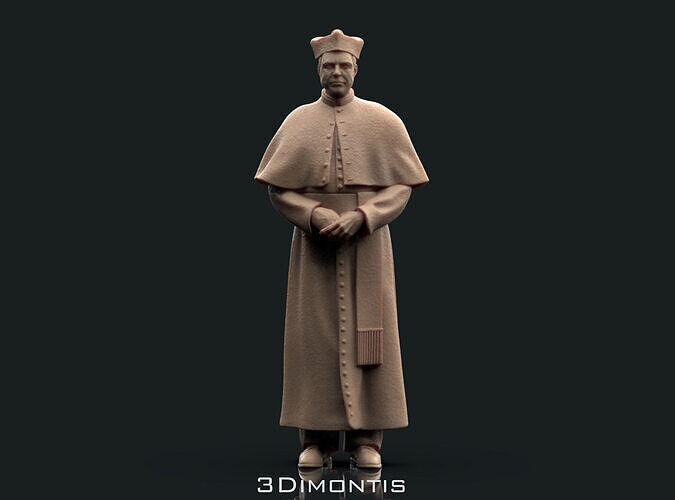Priest 3D print model