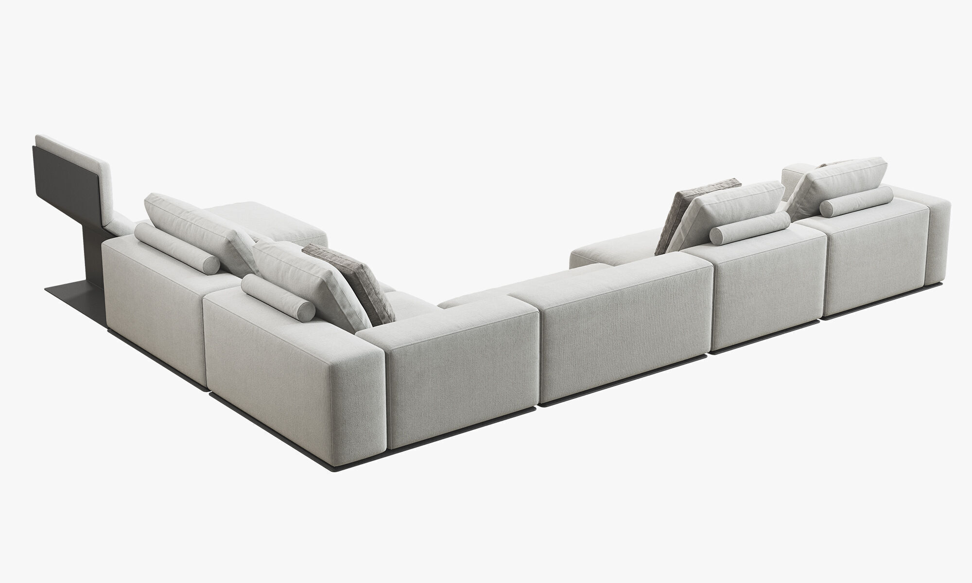 Poliform Westside Chaise Lounge Corner Sofa 2 3D model_15