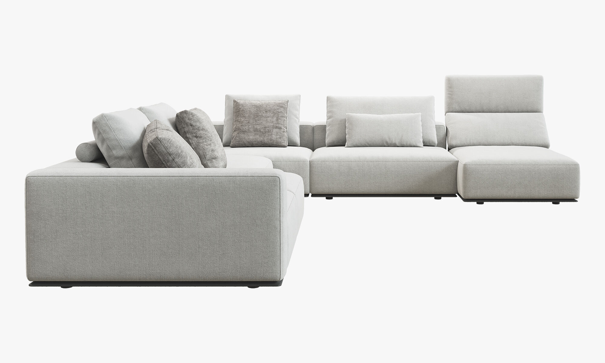 Poliform Westside Chaise Lounge Corner Sofa 2 3D model_10
