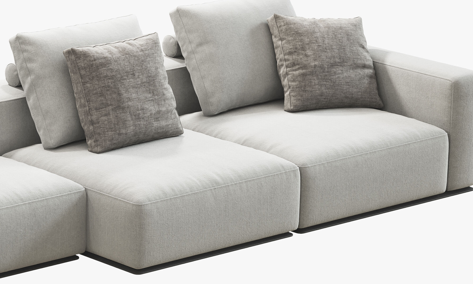 Poliform Westside Chaise Lounge Corner Sofa 2 3D model_9