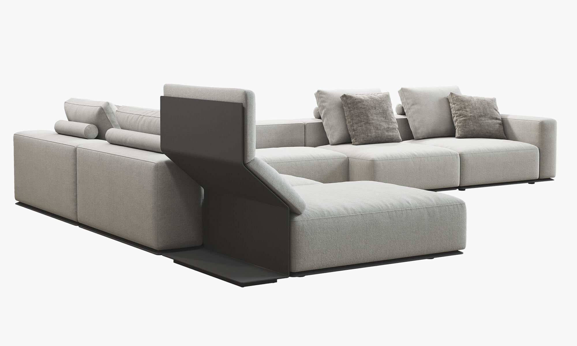 Poliform Westside Chaise Lounge Corner Sofa 2 3D model_7