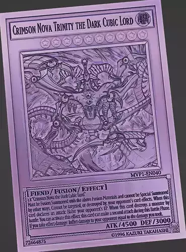 Crimson Nova Trinity the Dark Cubic Lord - yu-gi-oh