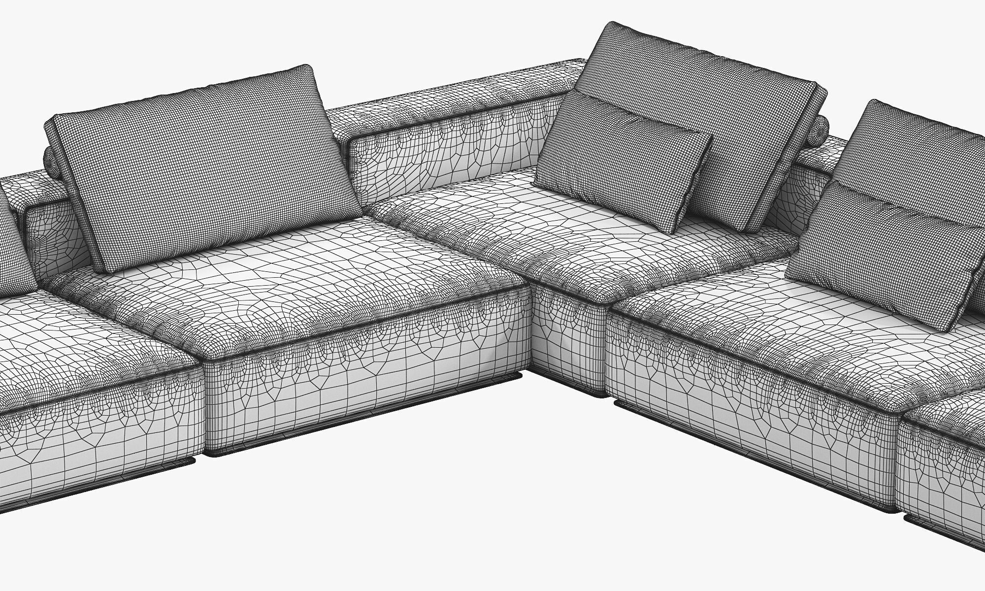 Poliform Westside Corner Sofa 3D model_14
