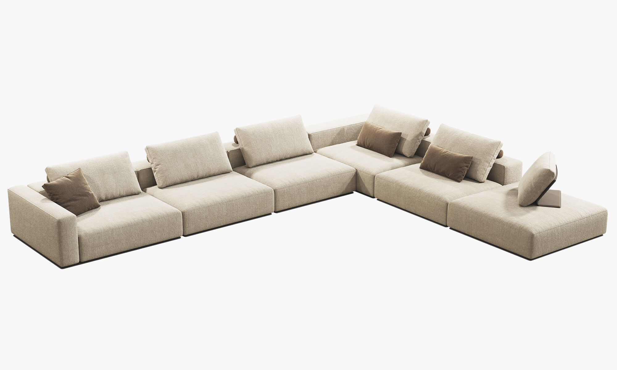 Poliform Westside Corner Sofa 3D model_5