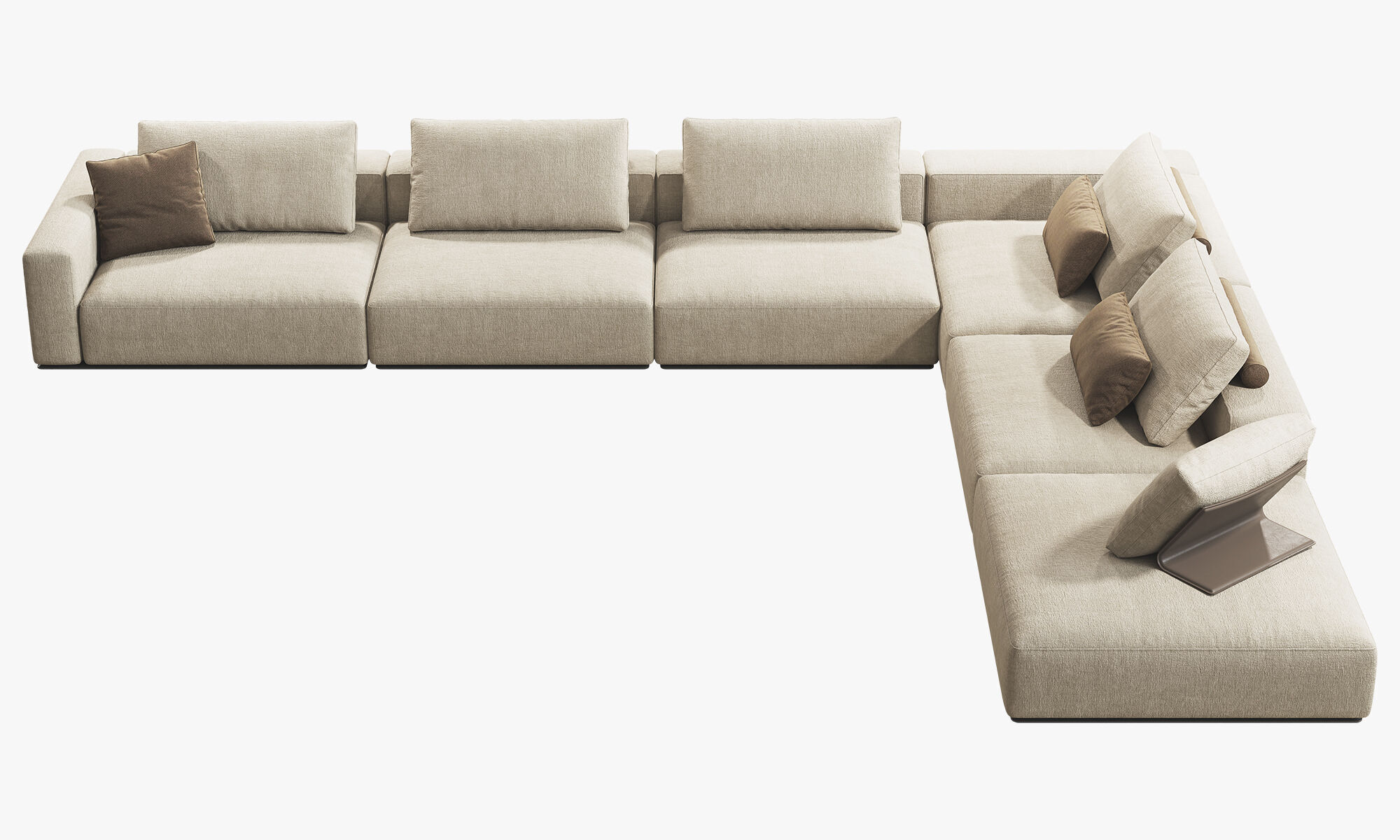 Poliform Westside Corner Sofa 3D model_6