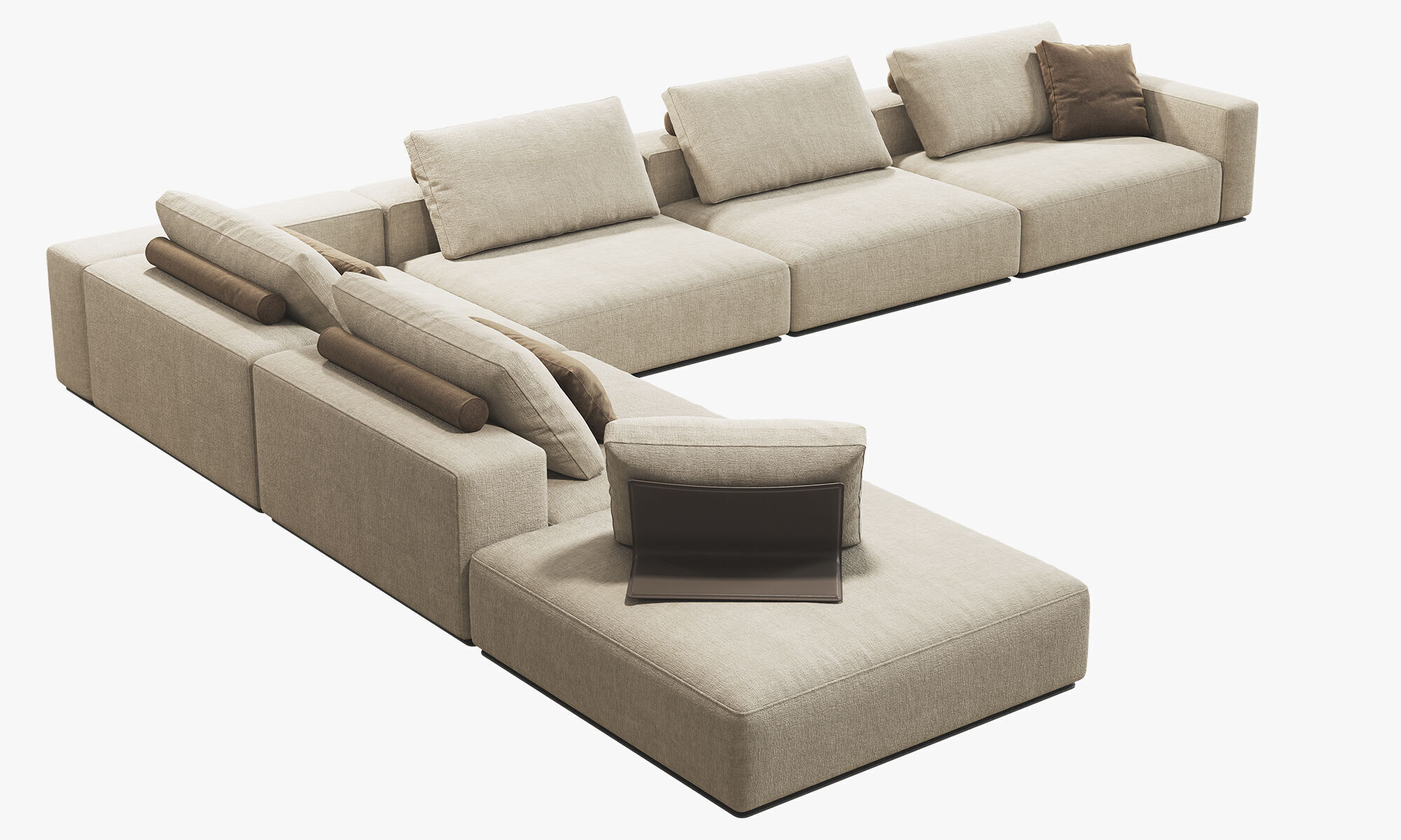 Poliform Westside Corner Sofa 3D model_8