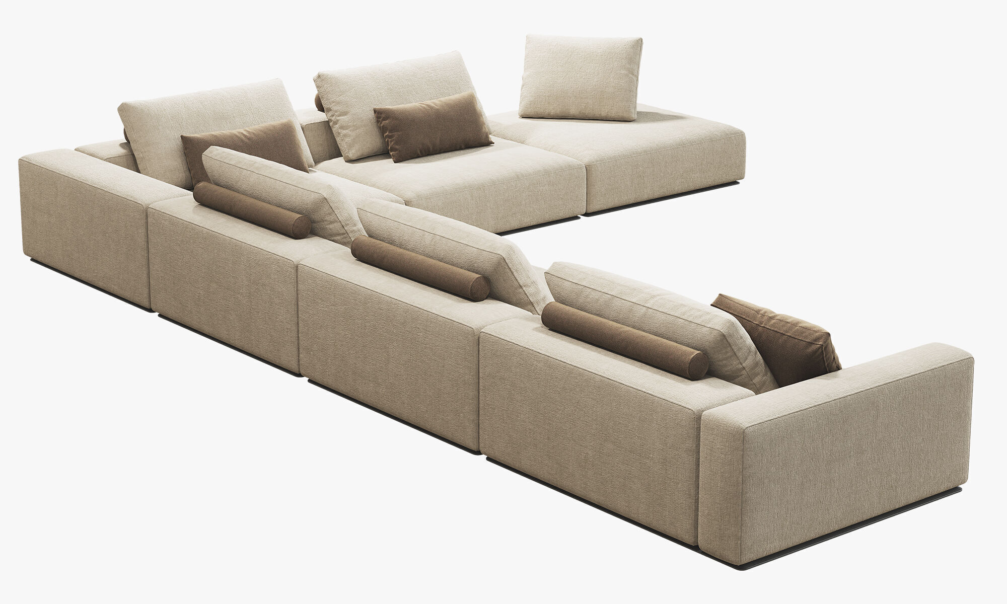 Poliform Westside Corner Sofa 3D model_10
