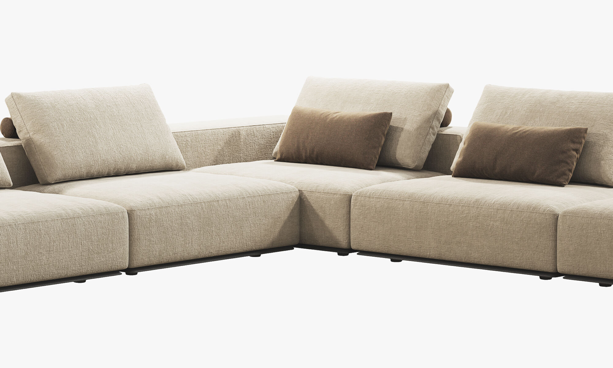 Poliform Westside Corner Sofa 3D model_4