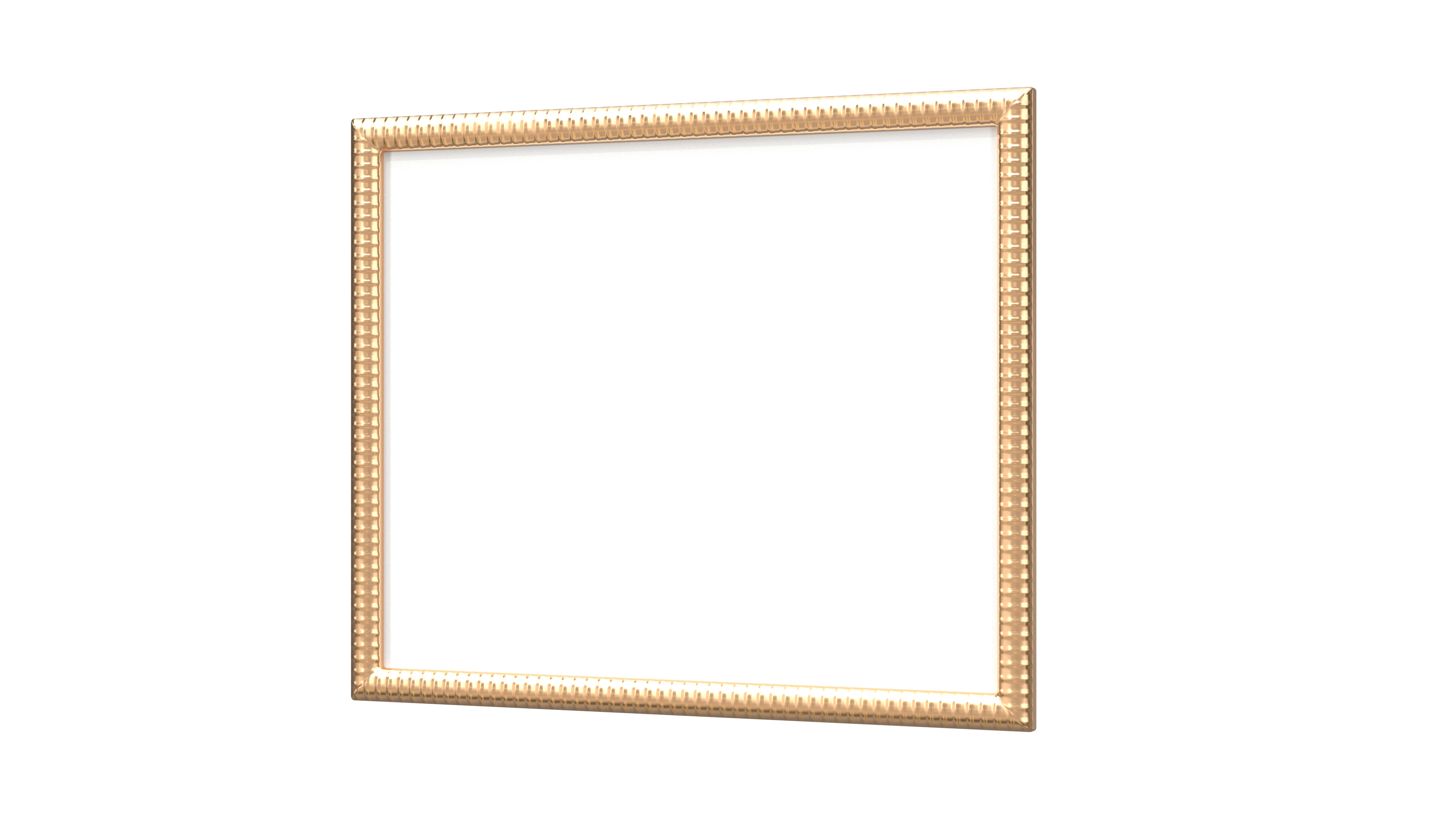 Classic Photo and Mirror Frame Set Low-poly 3D model_12