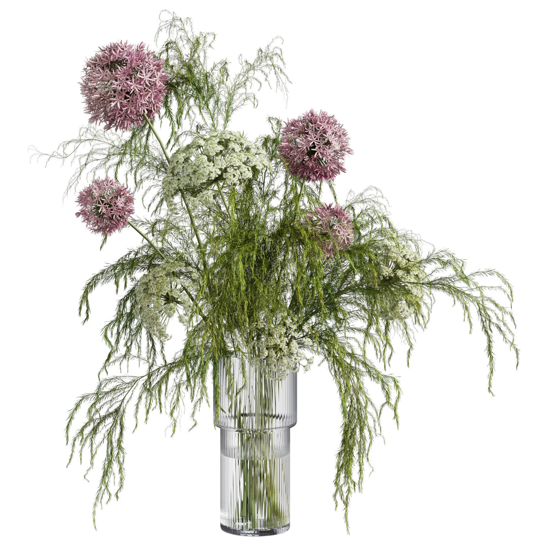Flower In Vase 50 3D model_1