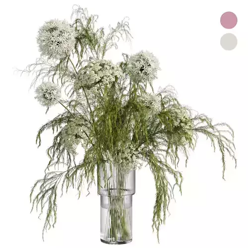 Flower In Vase 50 3D model Flower In Vase 50 3D model