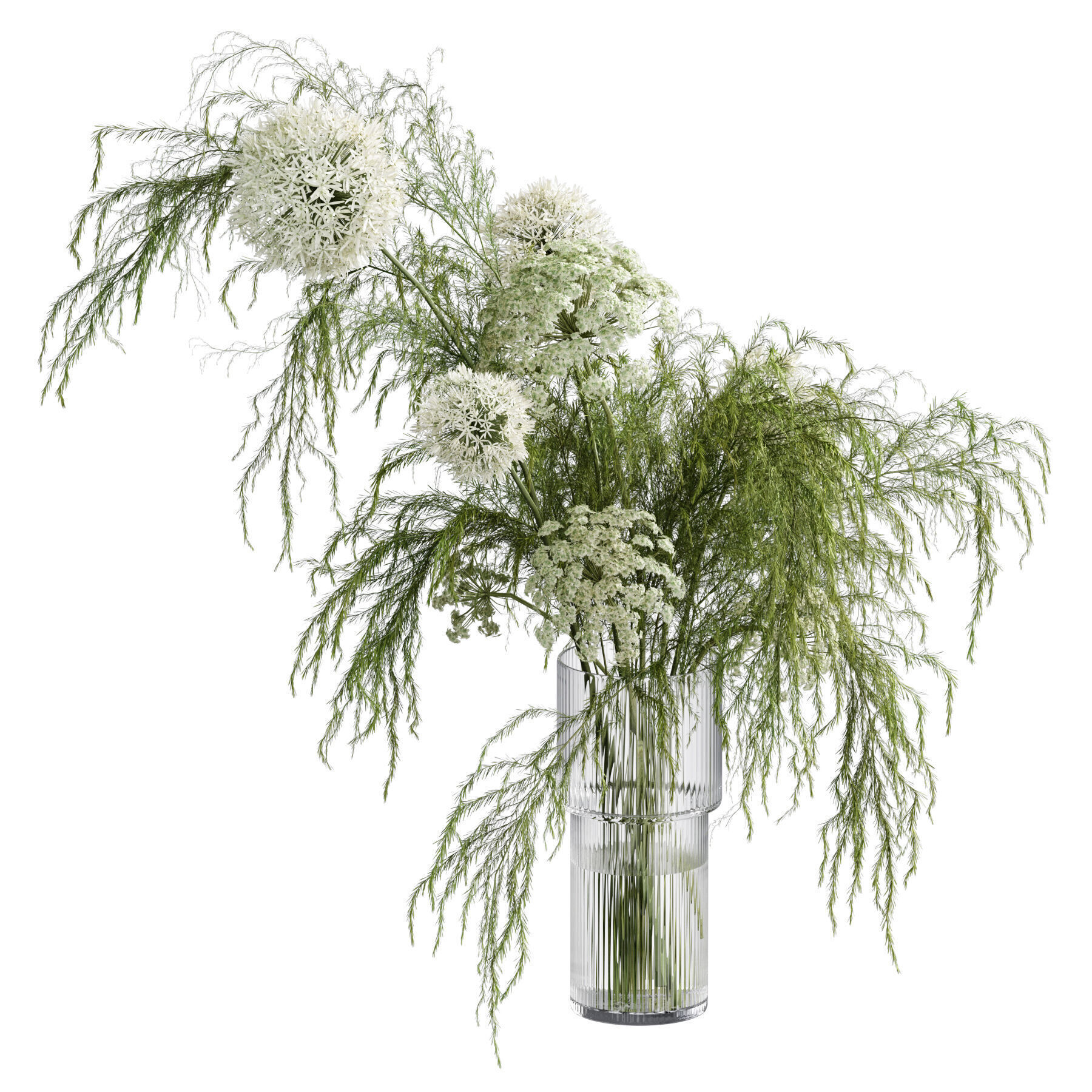 Flower In Vase 50 3D model_3