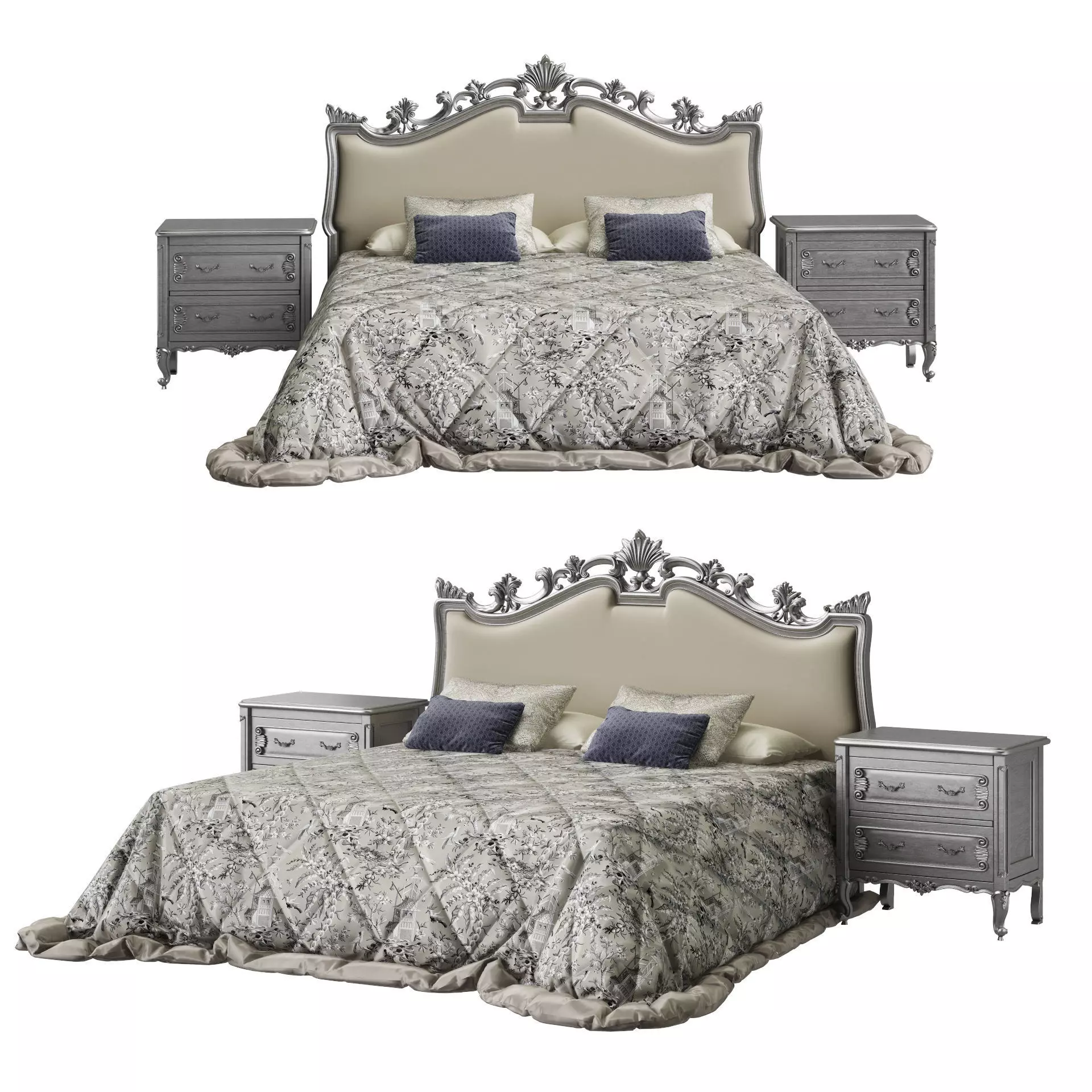 Angelo Cappellini Giglio Bed 3D model