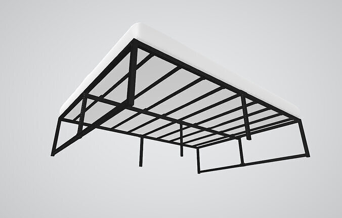 The Living Store Bed Frame Low-poly 3D model