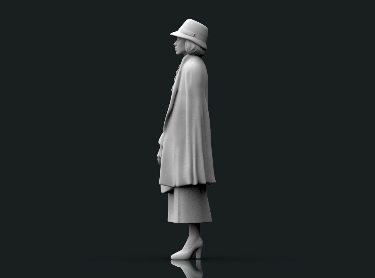 Retro Woman 3D print model_32