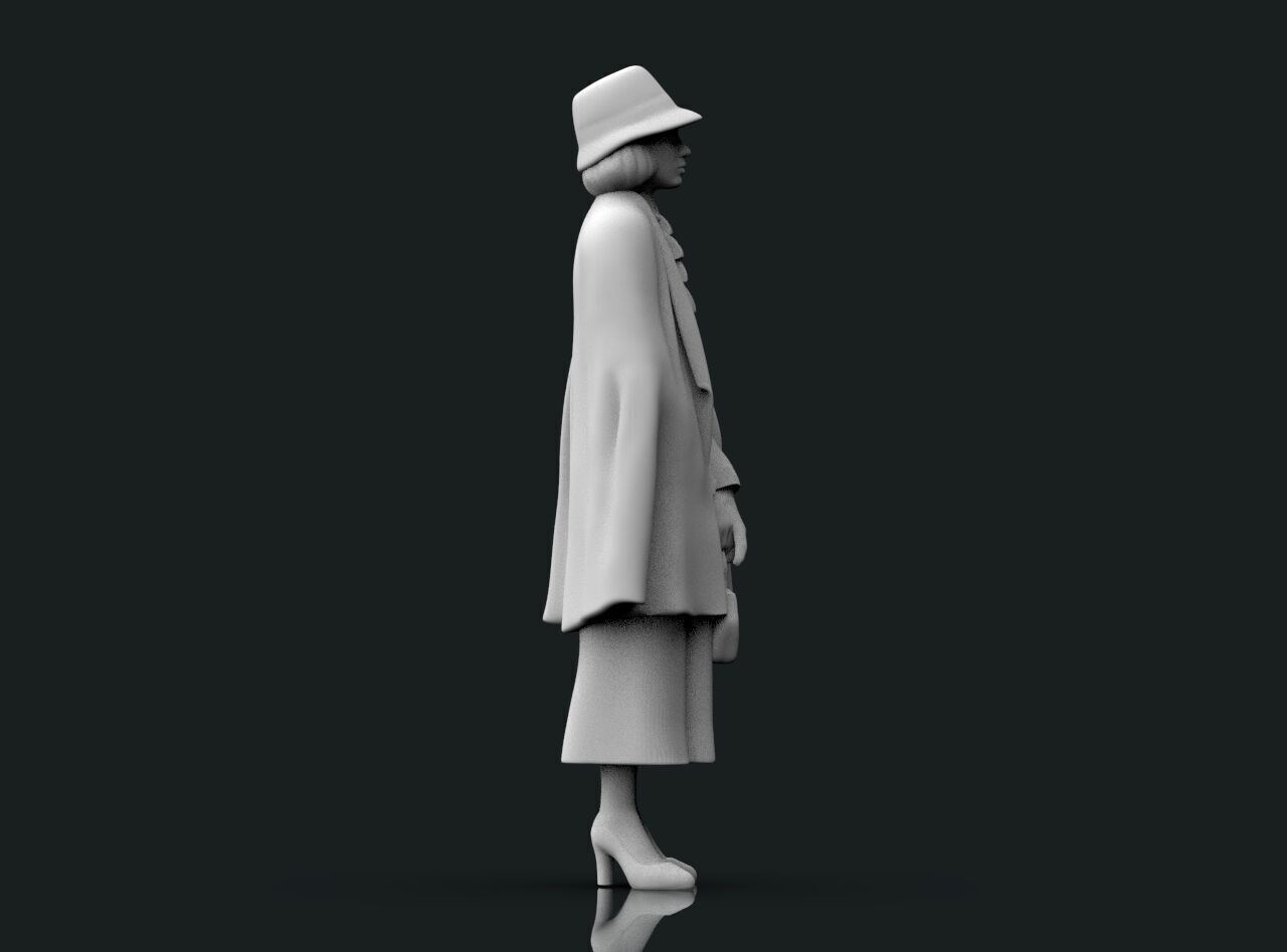 Retro Woman 3D print model_15