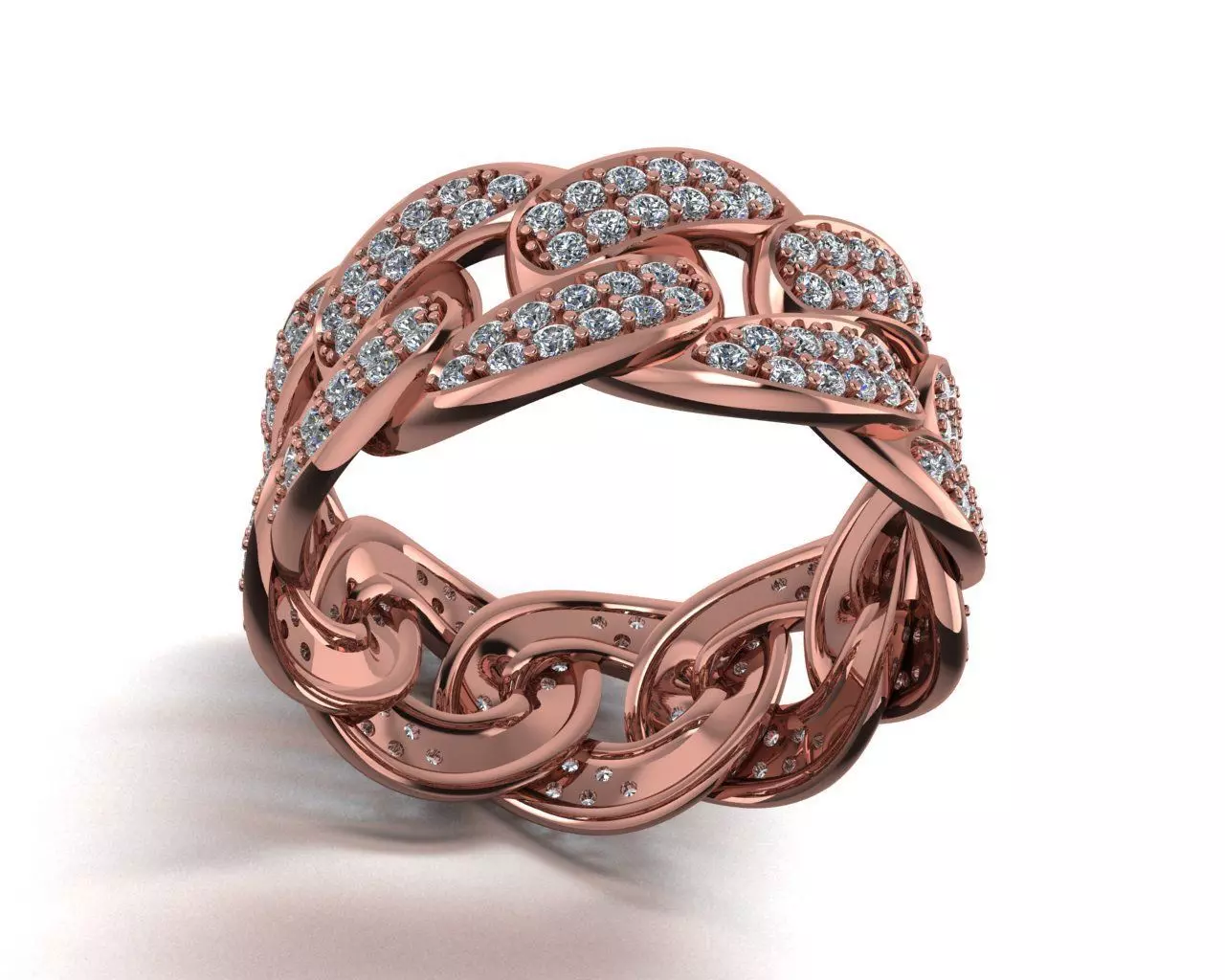 Stylish 3D Ring Model for Jewelry Making Code R12 3D print model