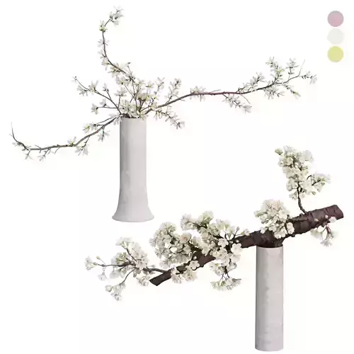Flower In Vase 51 3D model