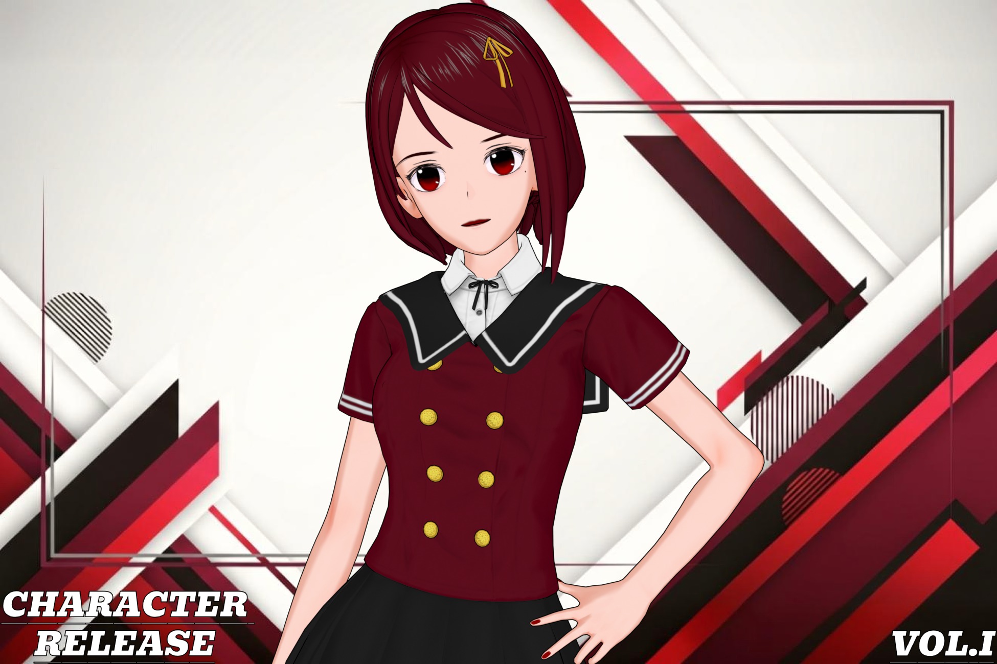 Anime Characters Pack Vol I 3D Model Collection_8