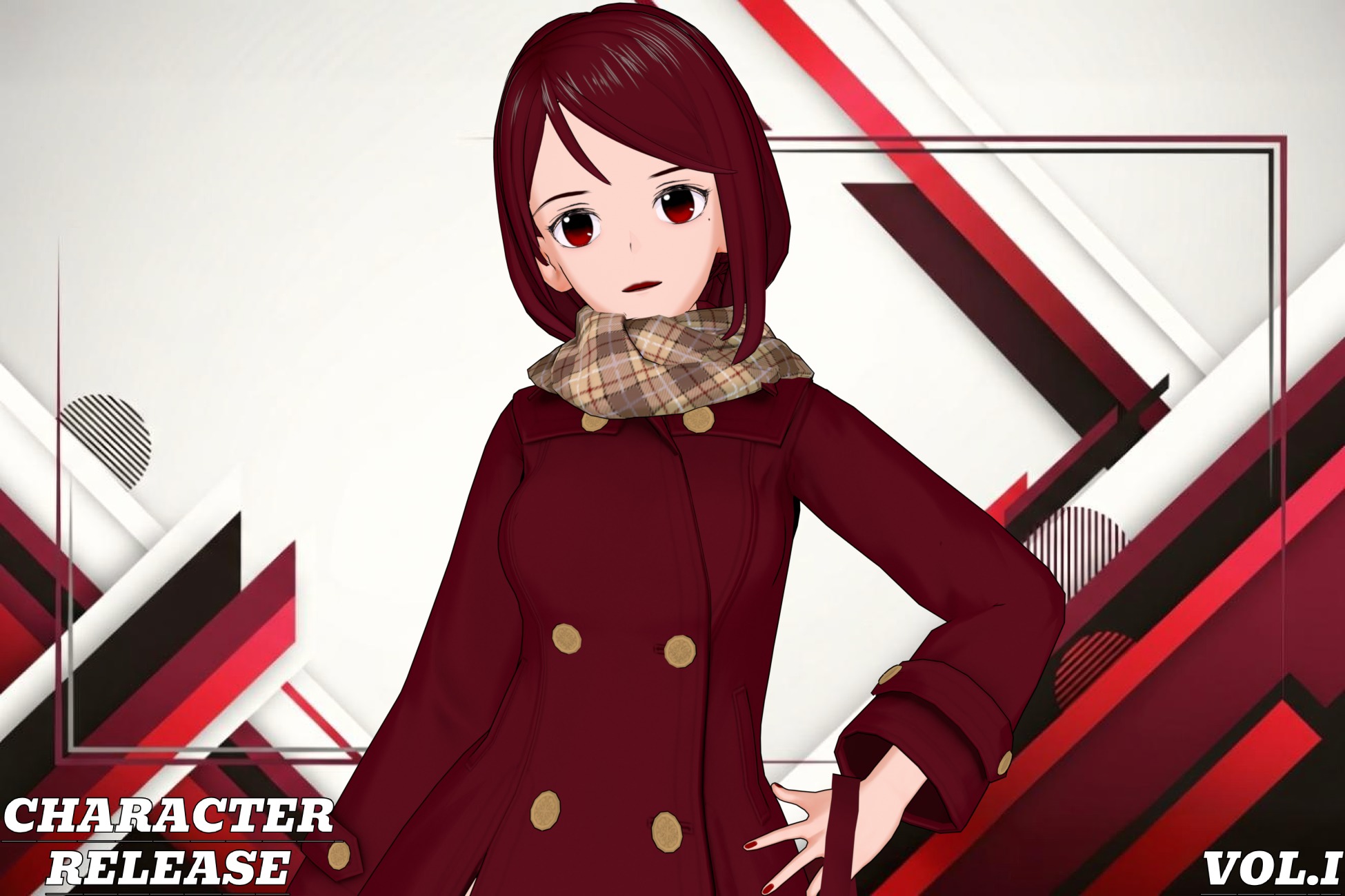 Anime Characters Pack Vol I 3D Model Collection_18