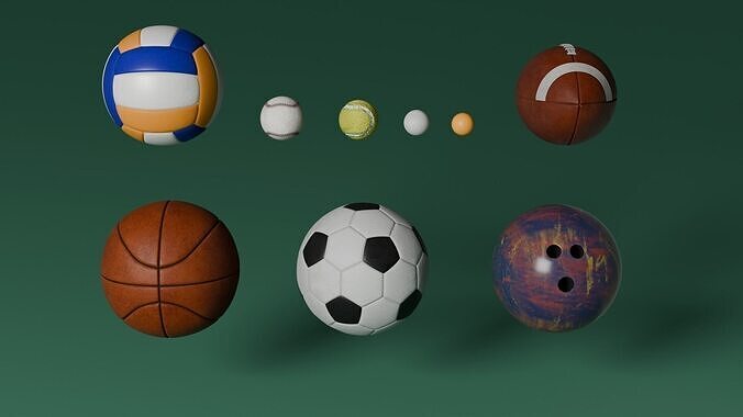 SportsBalls 3D model