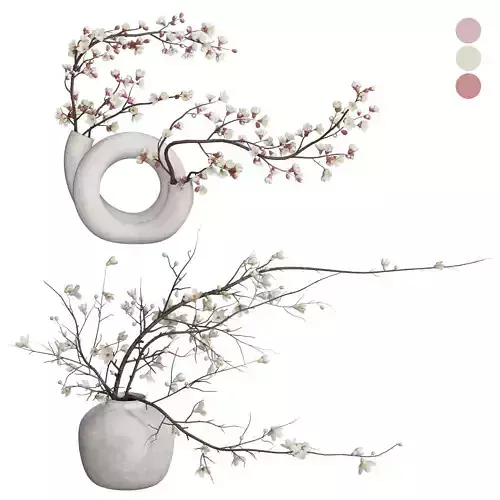 Flower In Vase 52 3D model