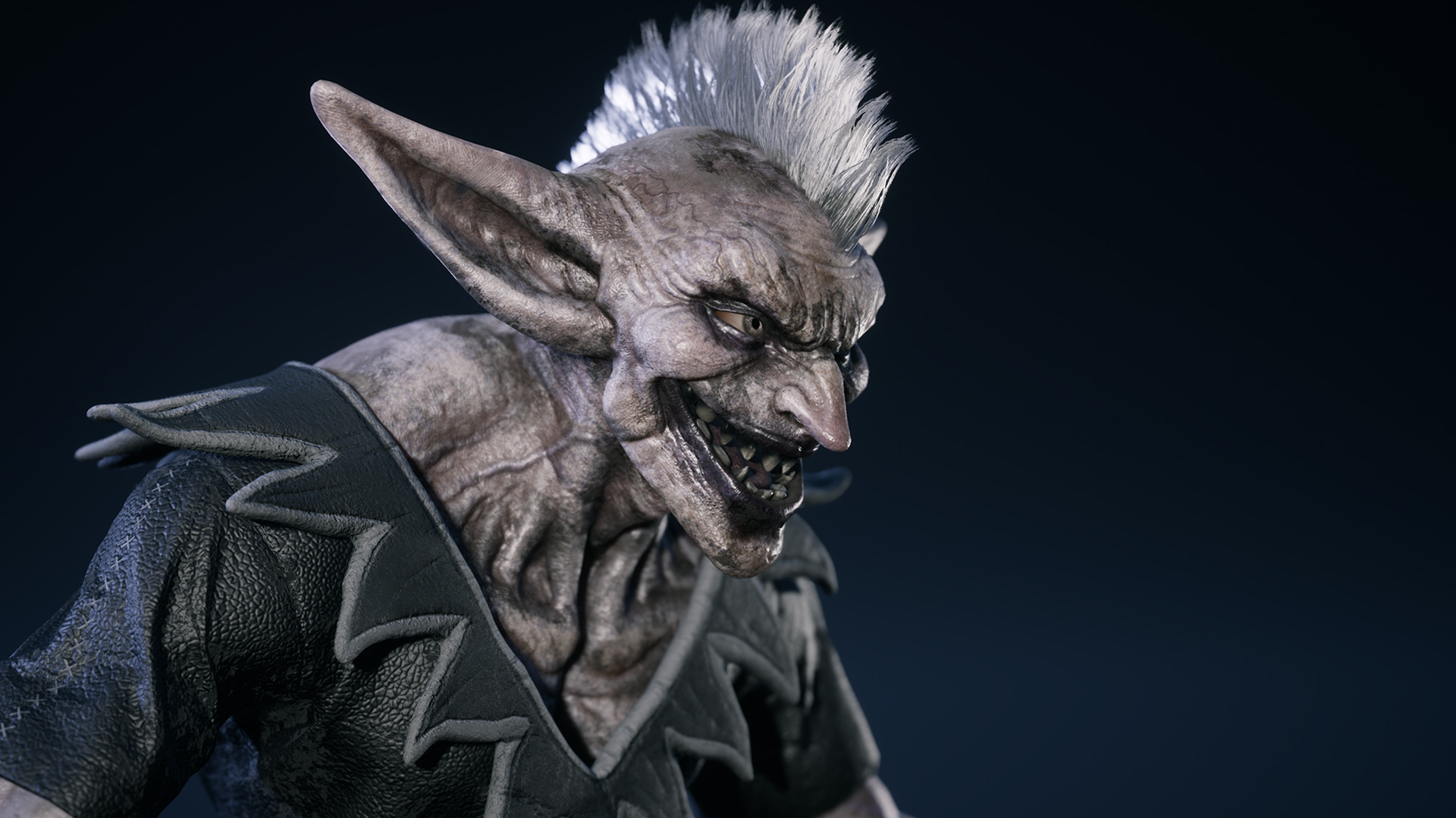 Foolish Goblin - Rigged and Animated Low-poly 3D model_11