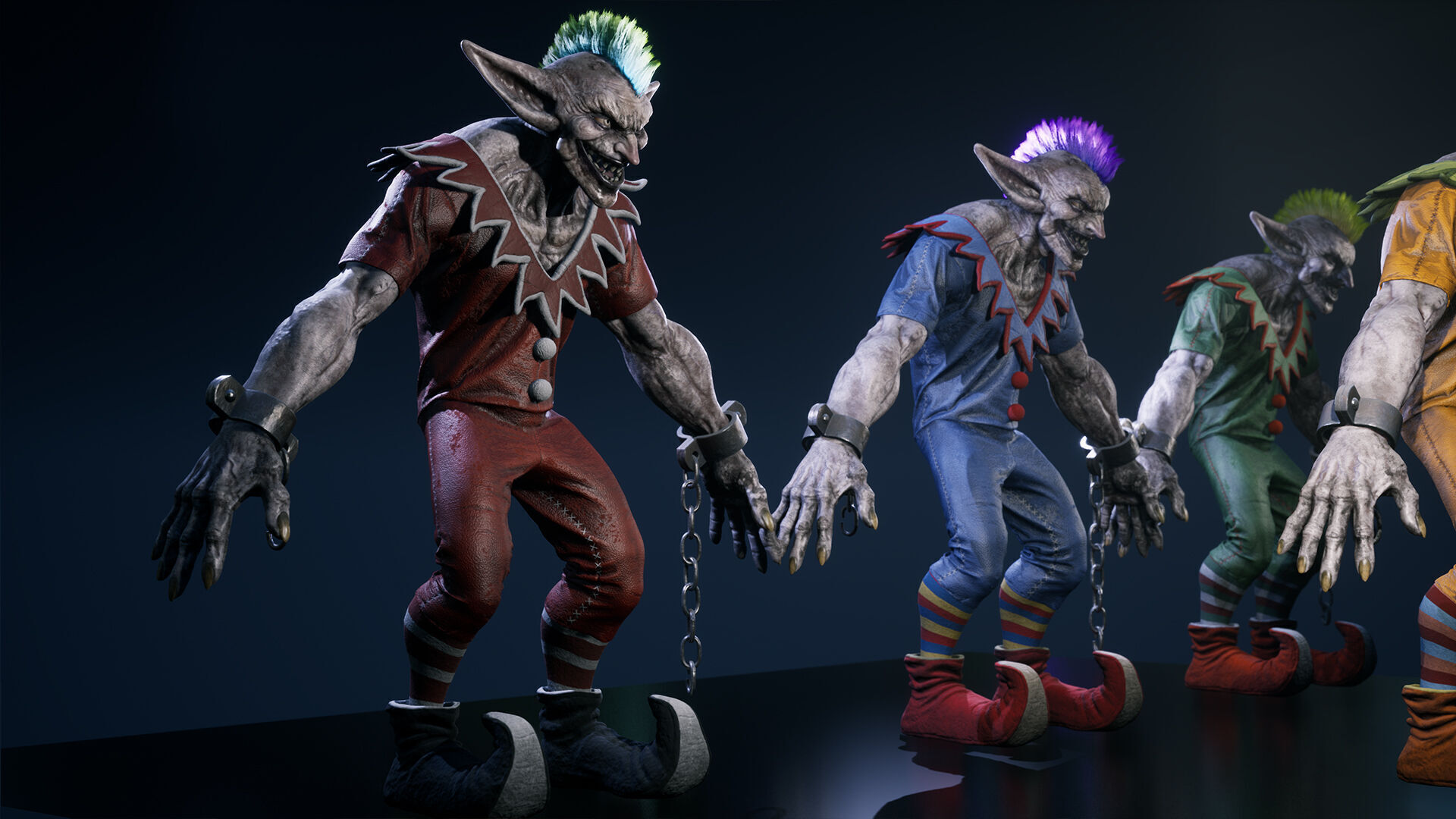 Foolish Goblin - Rigged and Animated Low-poly 3D model_5