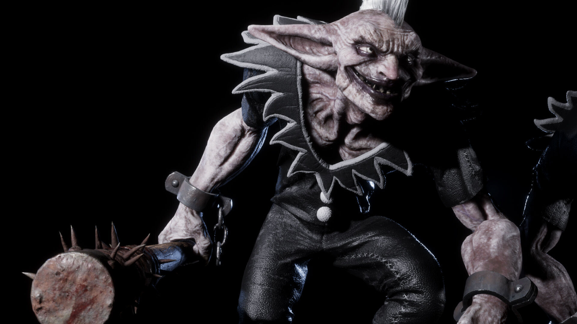Foolish Goblin - Rigged and Animated Low-poly 3D model_19
