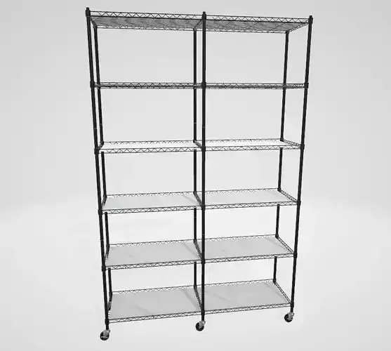 Heavy-Duty 6 Tier Storage Rack