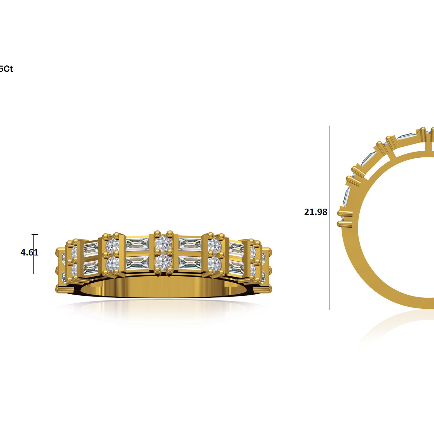 Mens Ring Render 3dm STL MTL SLC JCD OBJ FBX Details 3D print model_24