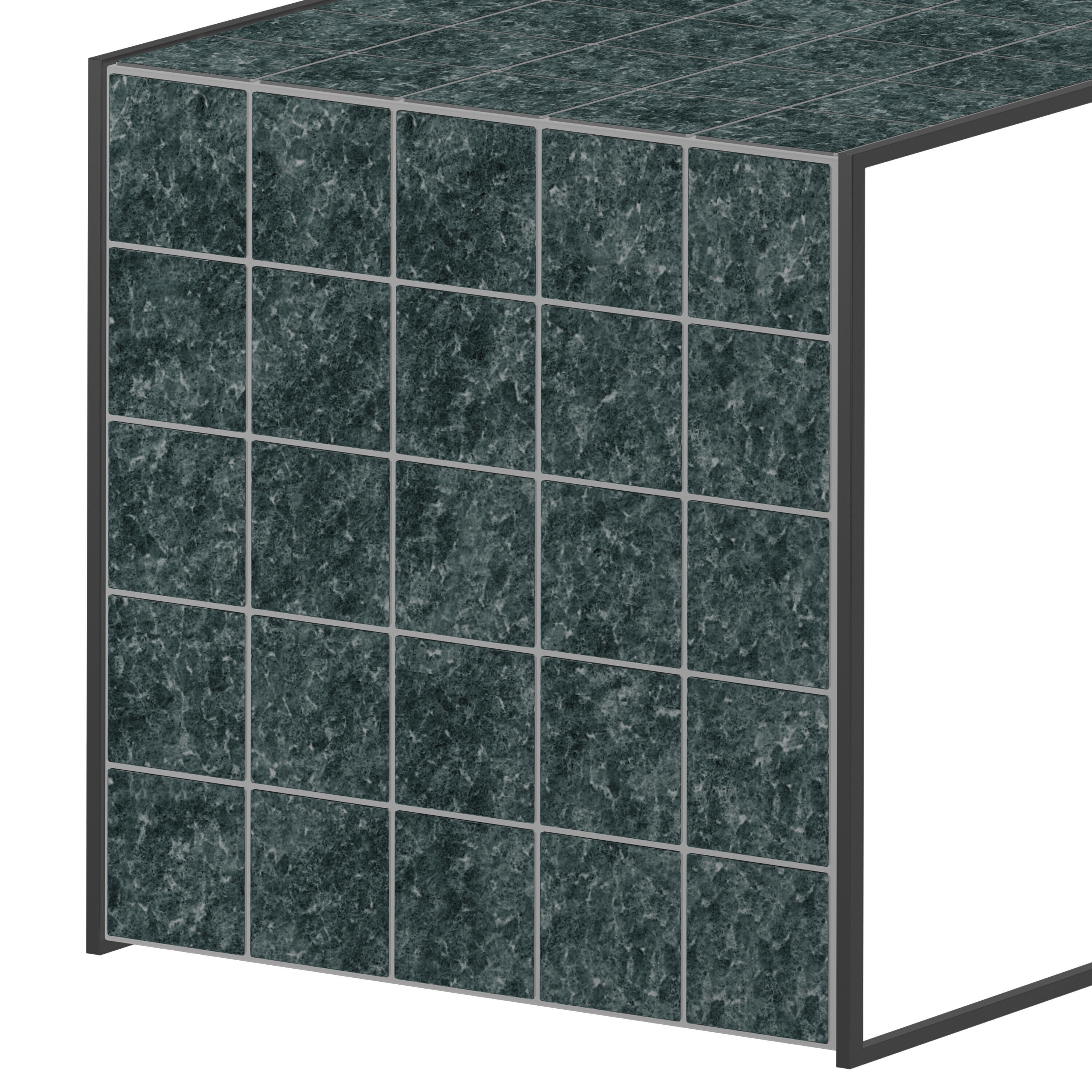 MT L-shaped tile table  3D model_3