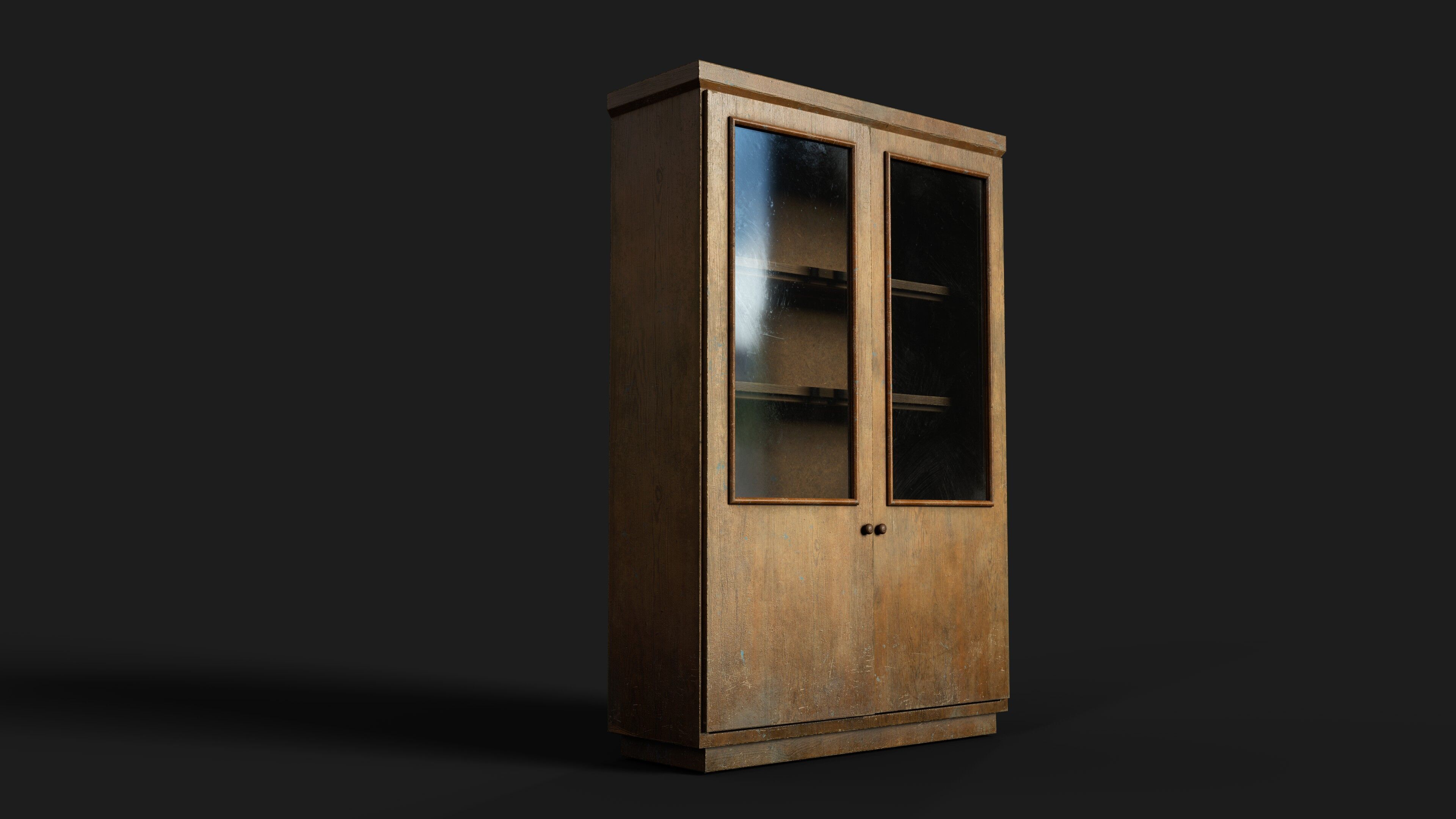 Furniture set Low-poly 3D model_11