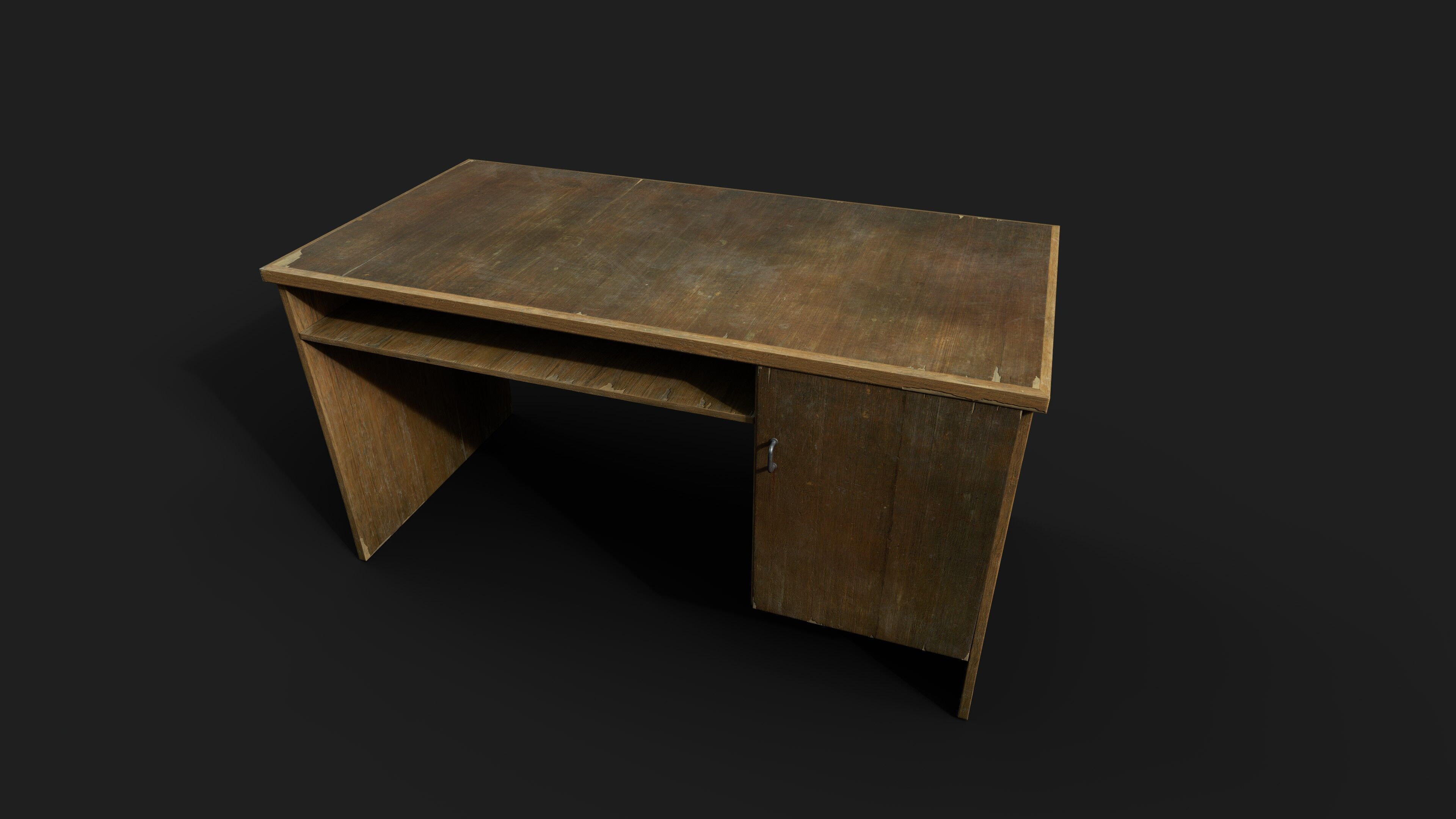 Furniture set Low-poly 3D model_15