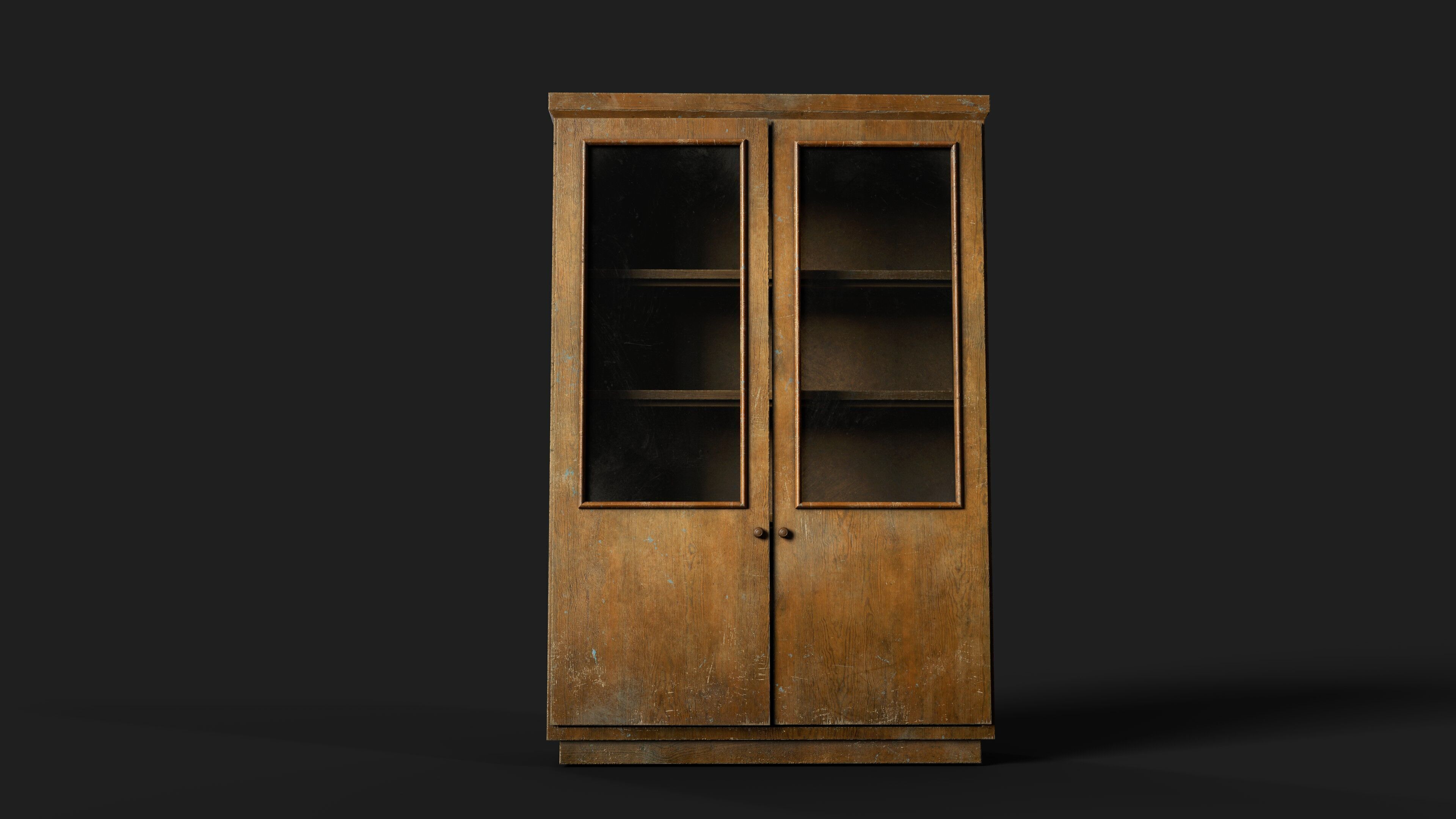 Furniture set Low-poly 3D model_10