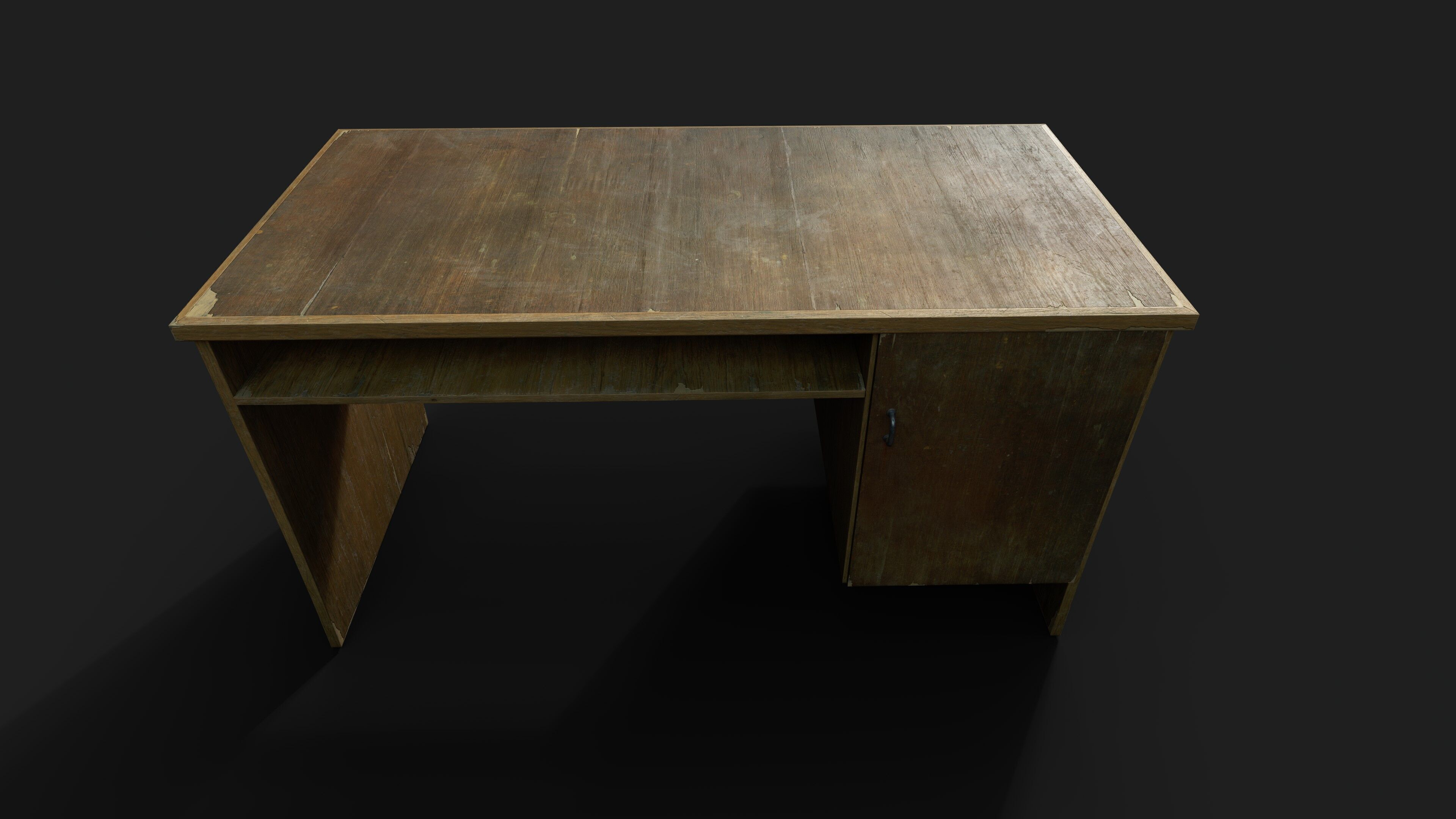 Furniture set Low-poly 3D model_5