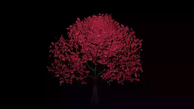 A Tree with Different Colors and Darker