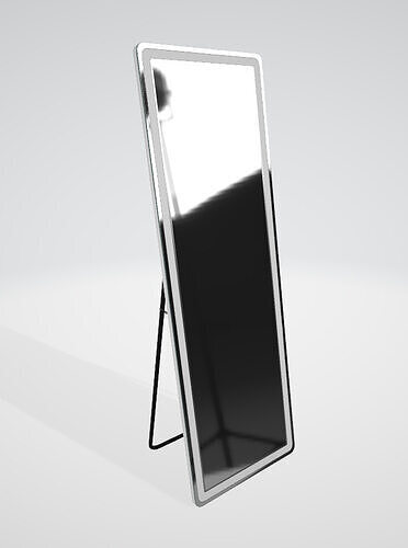 Floor Mirror Wall Mounted Mirror 3D model