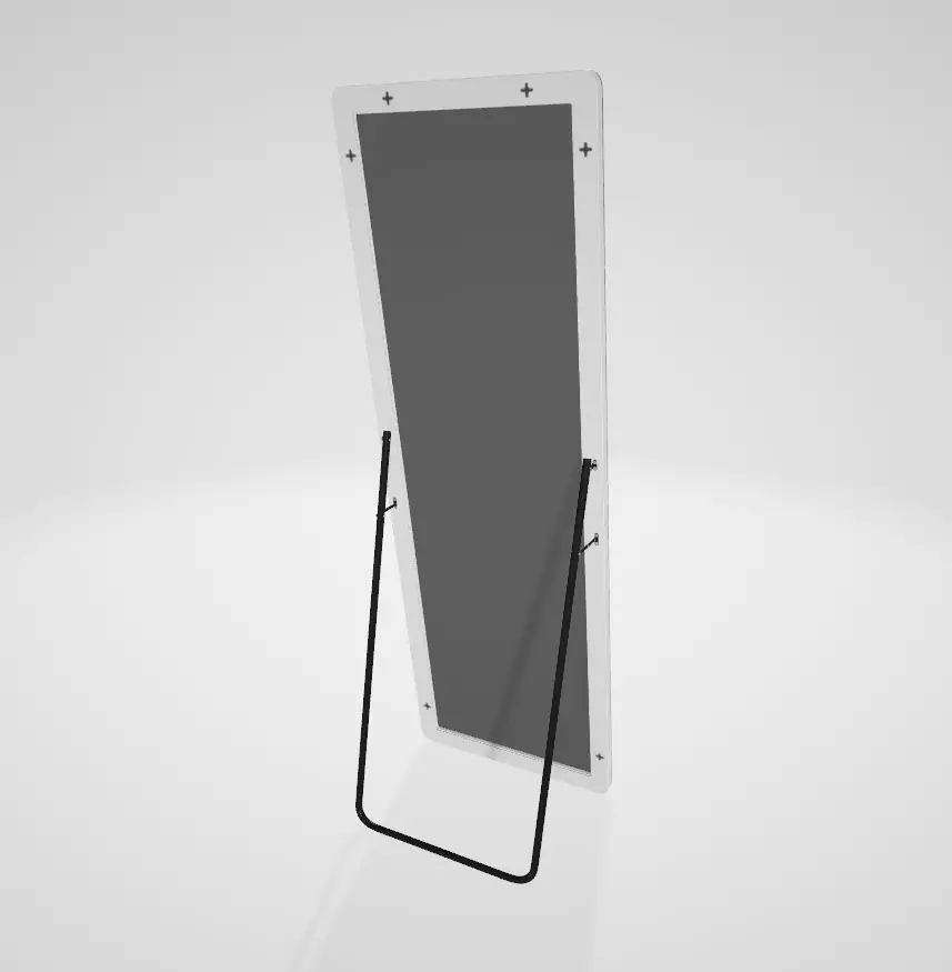 Floor Mirror Wall Mounted Mirror 3D model