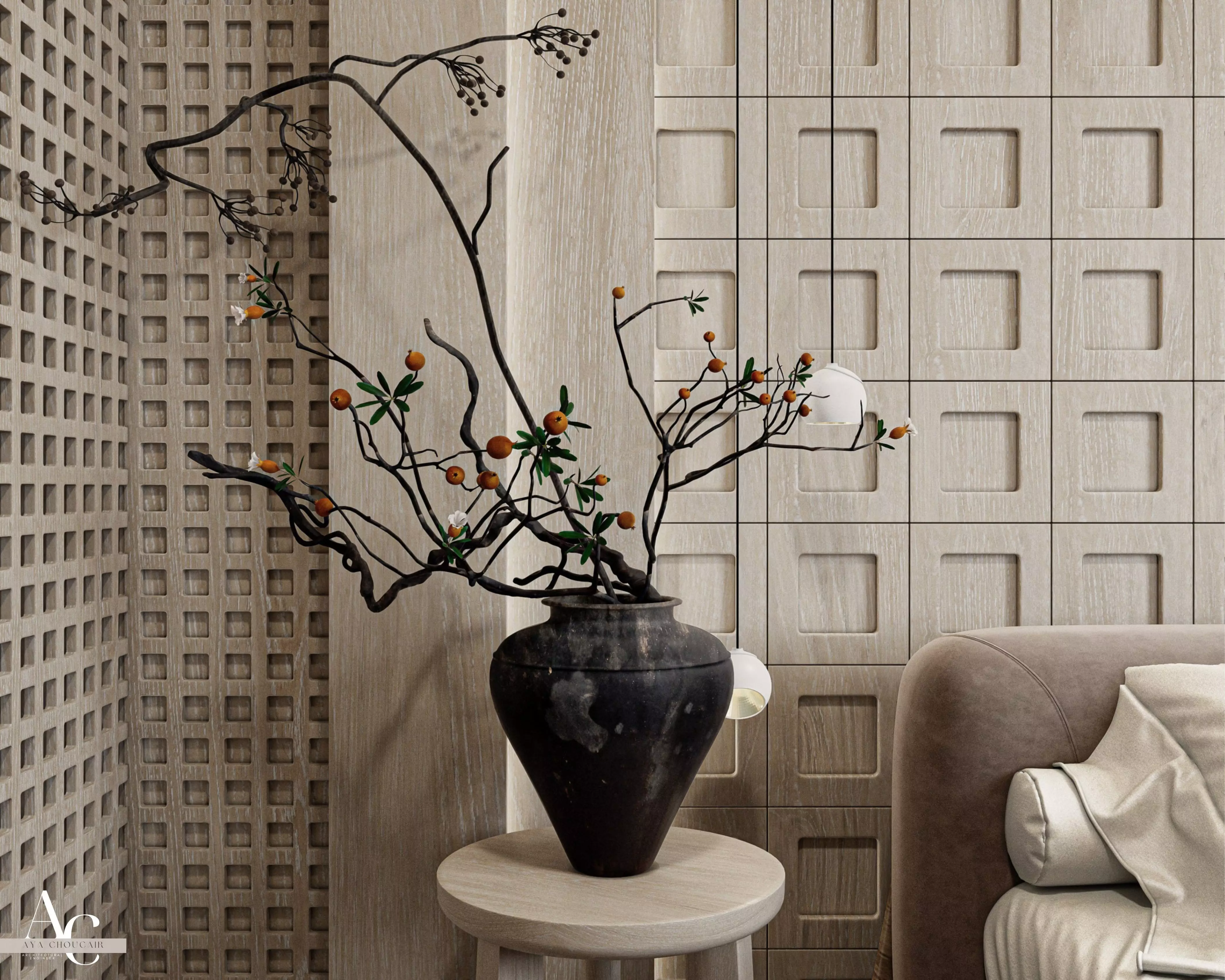 Master bedroom interior design 3D model_13