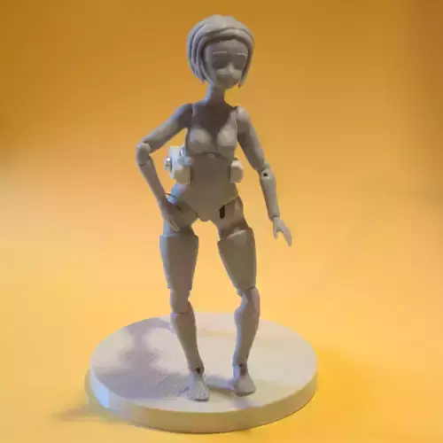 magnetic articulated bjd