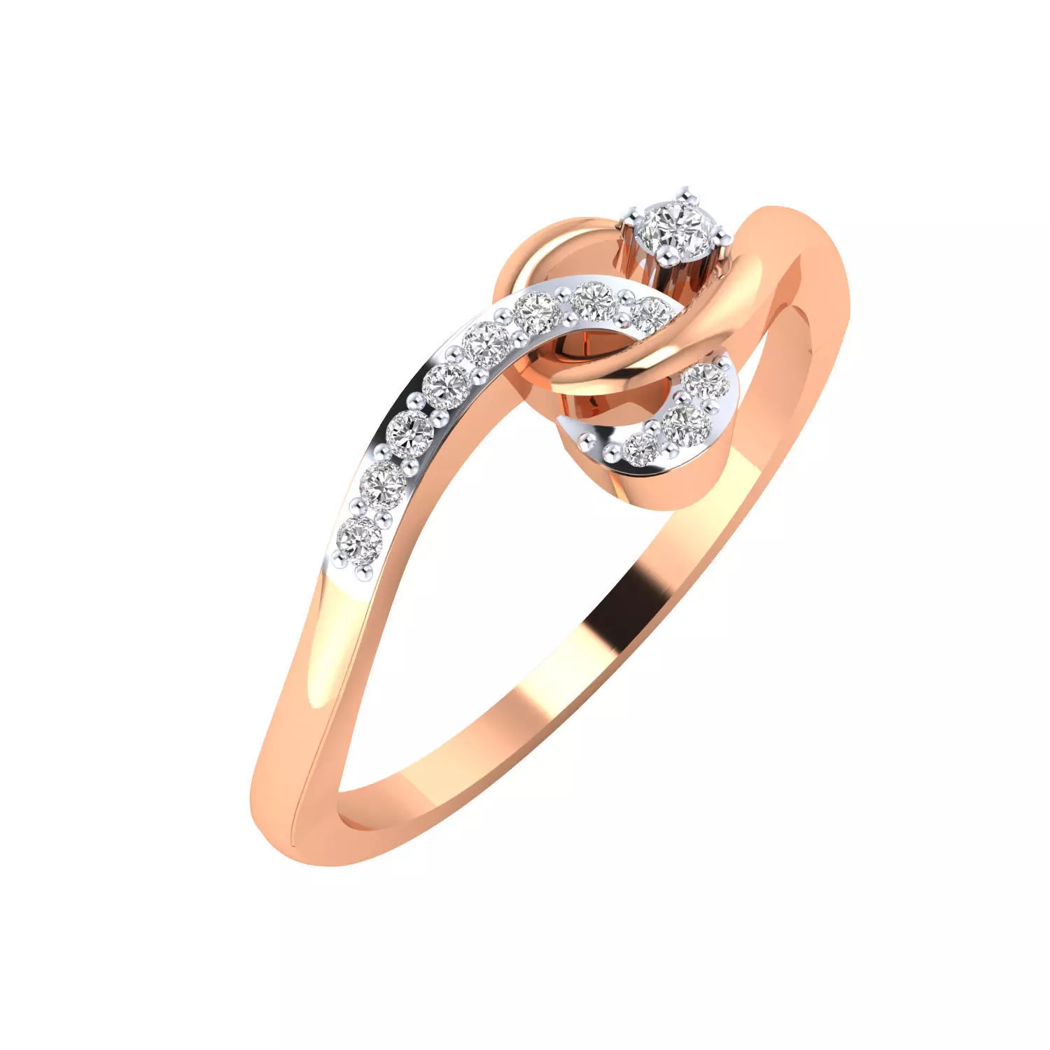 Women Ring Render 3dm STL MTL SLC JCD OBJ FBX Details 3D print model
