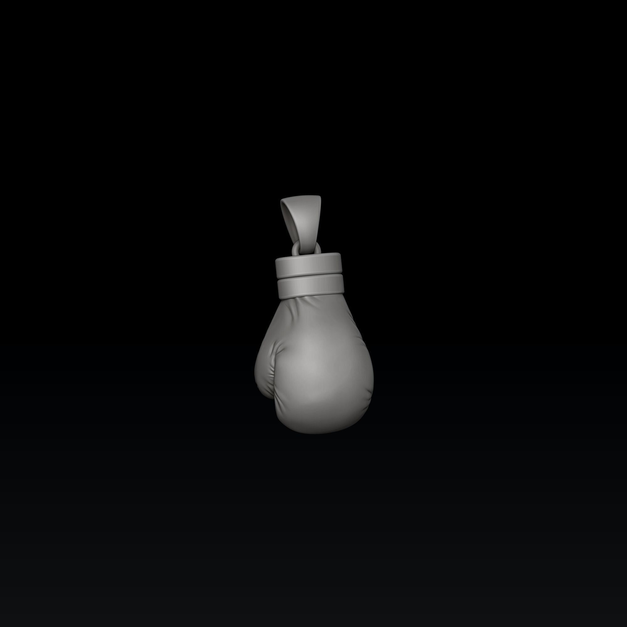 Boxing Glove Pendant 3D print model_3