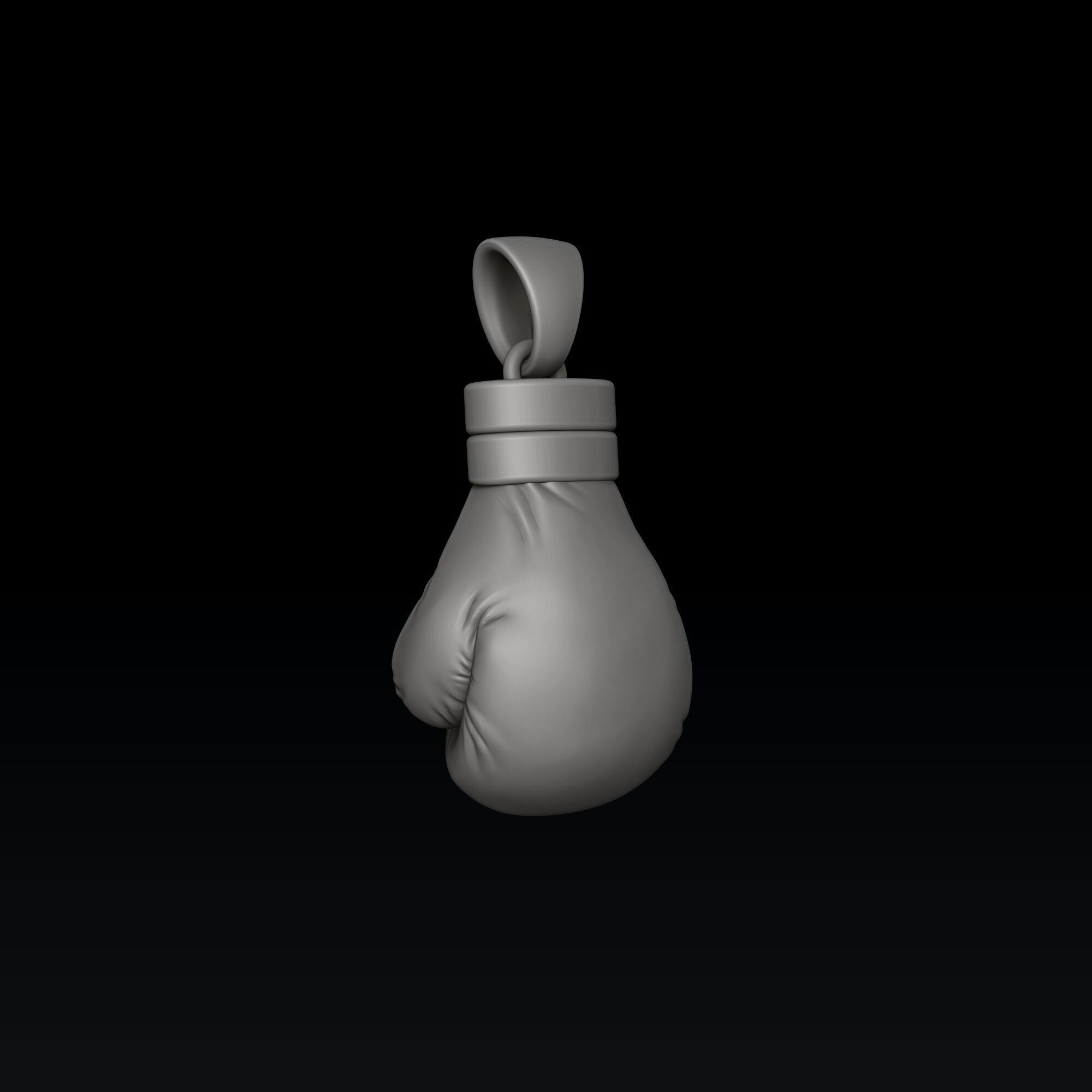 Boxing Glove Pendant 3D print model_7