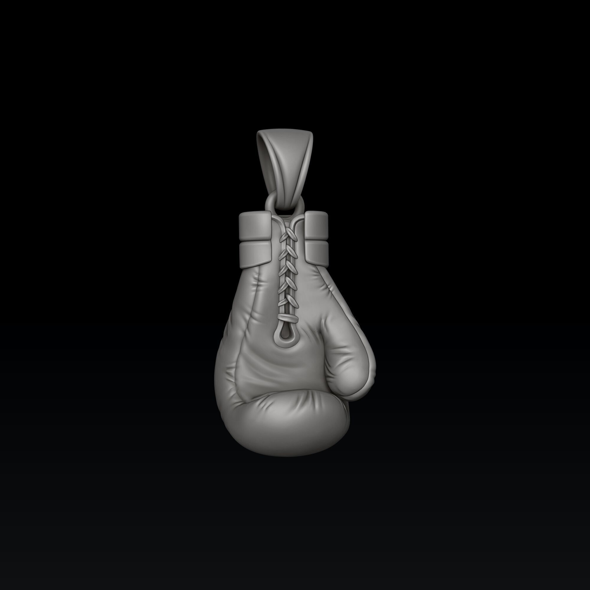 Boxing Glove Pendant 3D print model_2