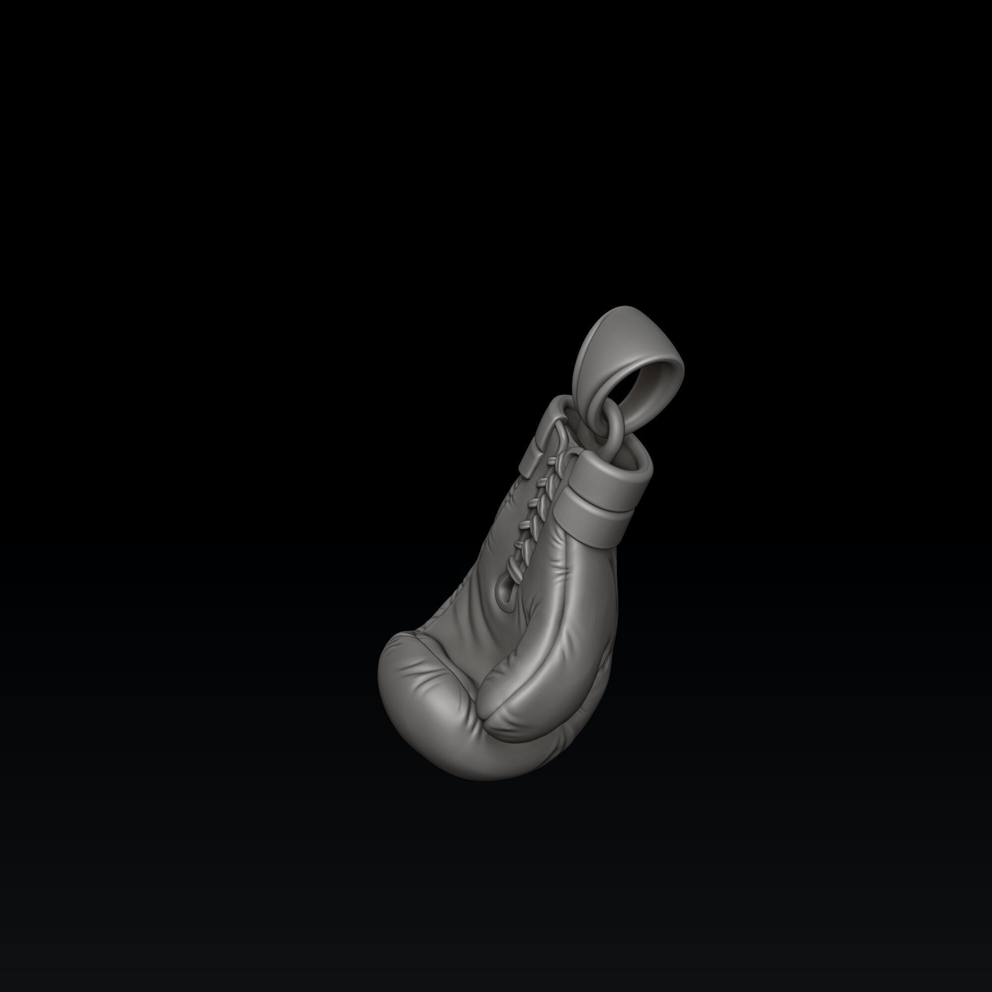 Boxing Glove Pendant 3D print model_6