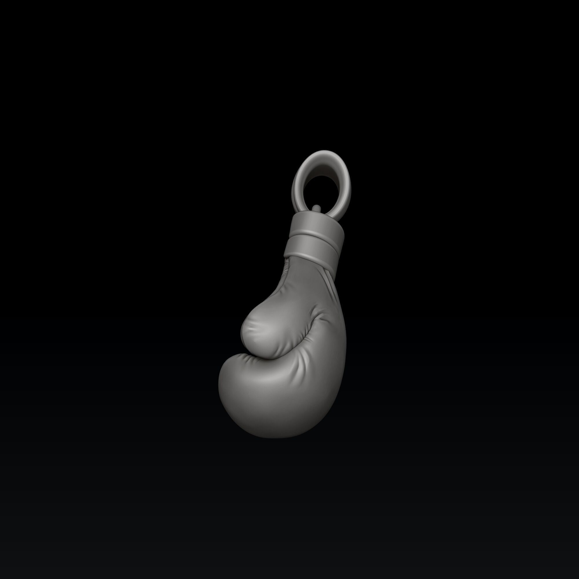 Boxing Glove Pendant 3D print model_5